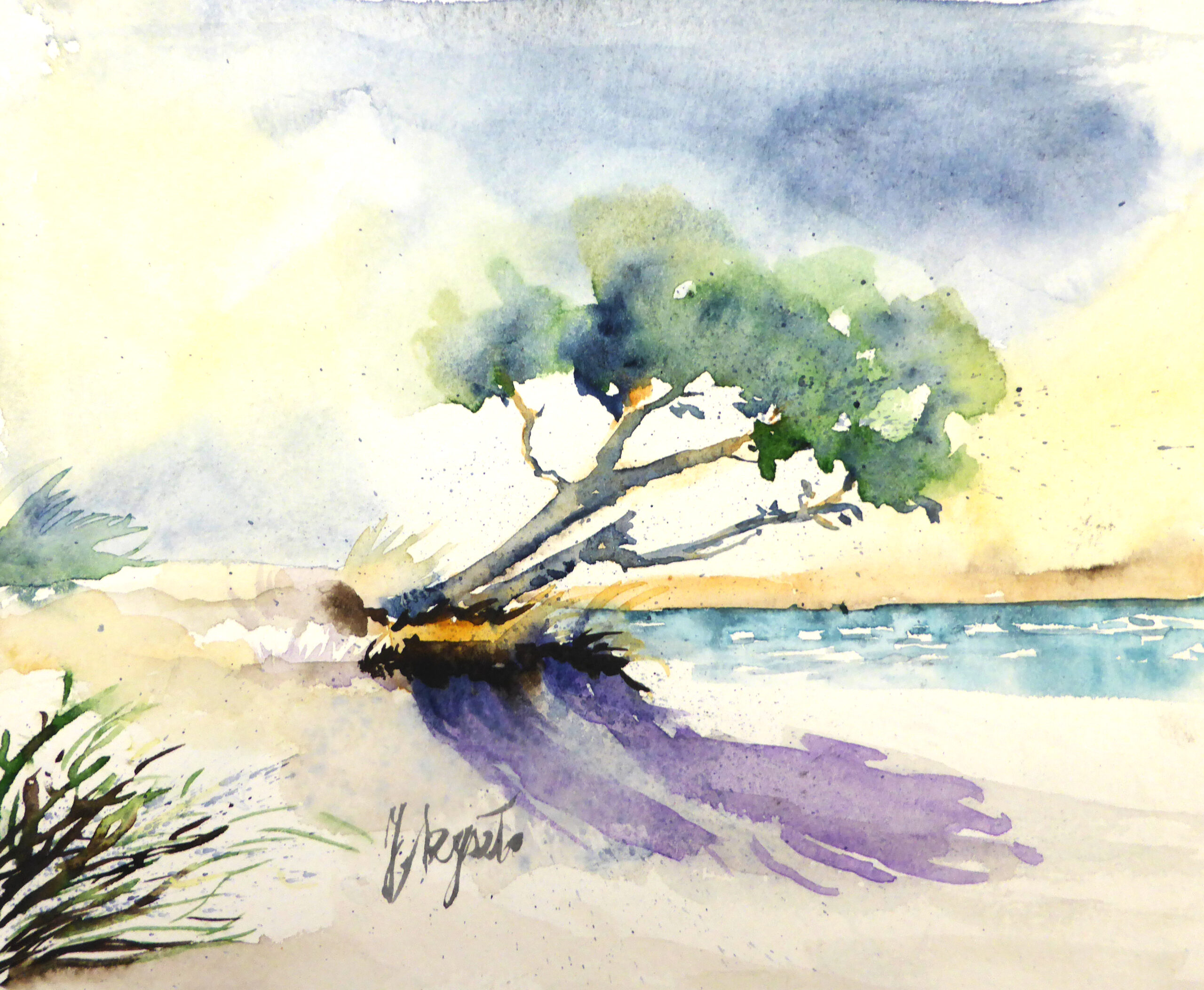 Aquarell Landschaft ART SZYSZLO Aquarell Landschaft ART SZYSZLO